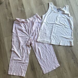Kim Rogers Intimates Pajama Set Top & Bottom medium small s/m